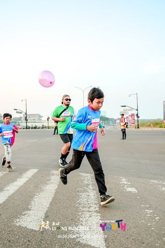 Race photo from BAF LIONS RUN 2024