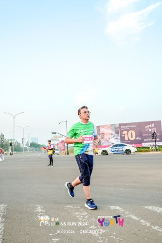 Race photo from BAF LIONS RUN 2024