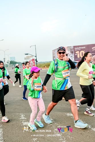Race photo from BAF LIONS RUN 2024