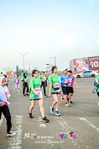 Race photo from BAF LIONS RUN 2024