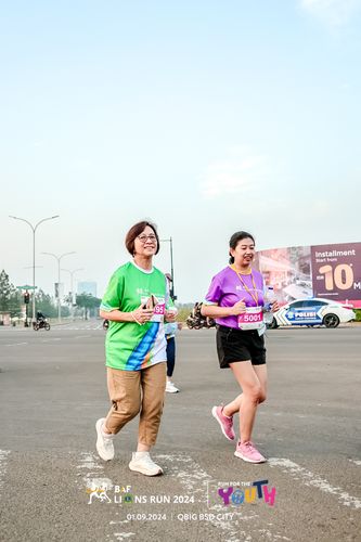 Race photo from BAF LIONS RUN 2024