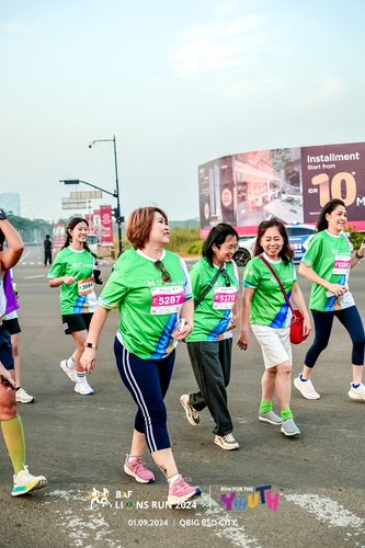 Race photo from BAF LIONS RUN 2024