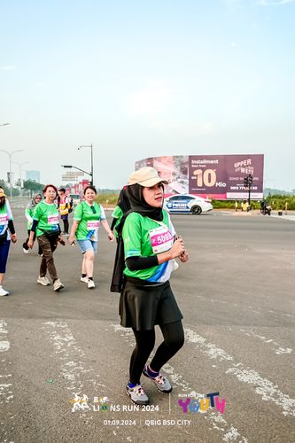 Race photo from BAF LIONS RUN 2024