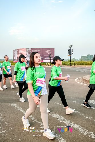 Race photo from BAF LIONS RUN 2024