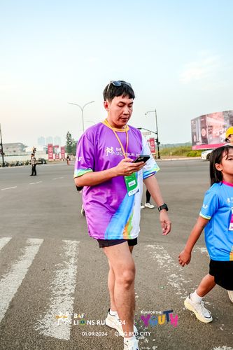 Race photo from BAF LIONS RUN 2024