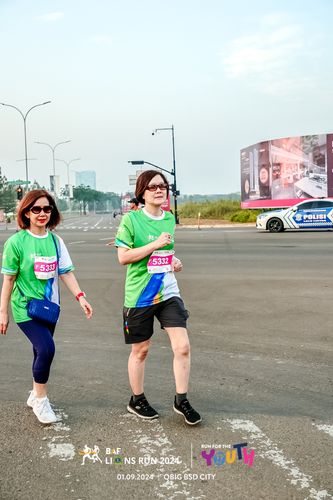 Race photo from BAF LIONS RUN 2024
