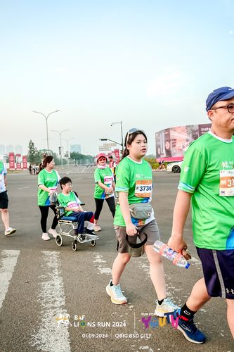 Race photo from BAF LIONS RUN 2024