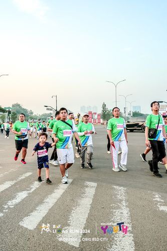 Race photo from BAF LIONS RUN 2024