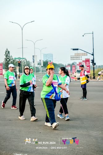 Race photo from BAF LIONS RUN 2024
