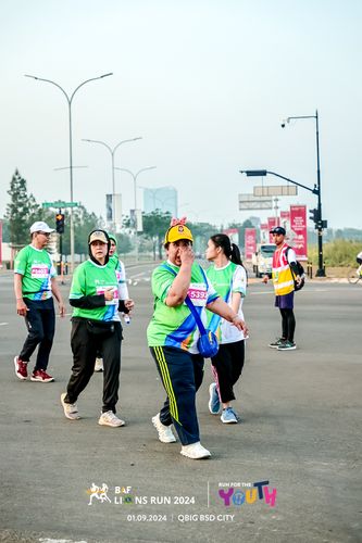 Race photo from BAF LIONS RUN 2024
