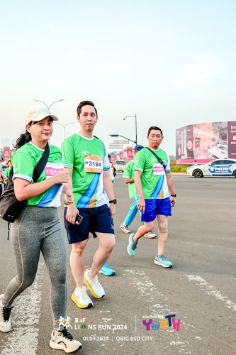 Race photo from BAF LIONS RUN 2024
