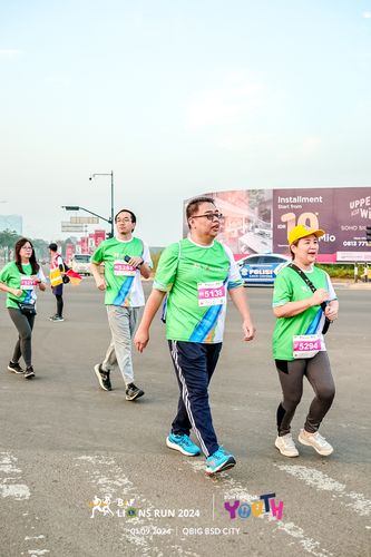 Race photo from BAF LIONS RUN 2024