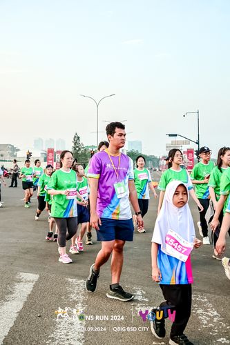 Race photo from BAF LIONS RUN 2024