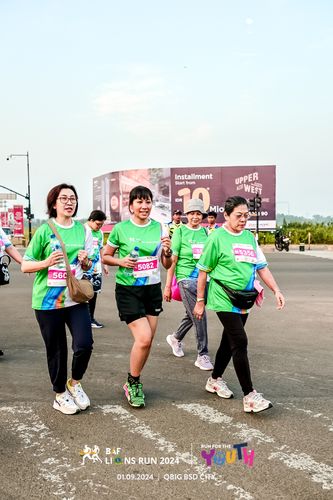 Race photo from BAF LIONS RUN 2024