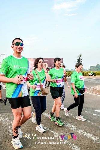 Race photo from BAF LIONS RUN 2024
