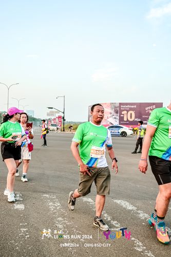 Race photo from BAF LIONS RUN 2024