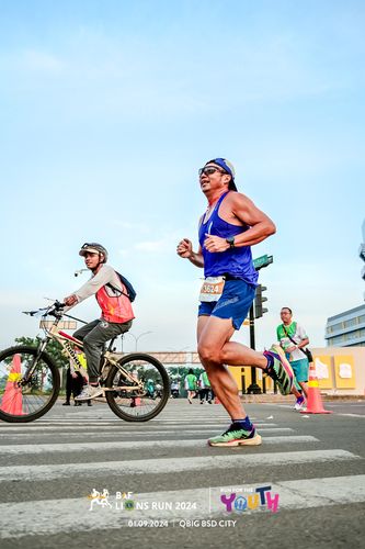 Race photo from BAF LIONS RUN 2024