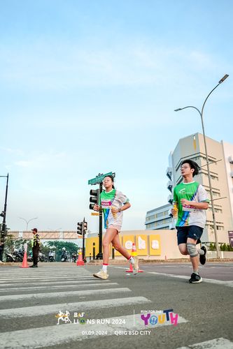 Race photo from BAF LIONS RUN 2024