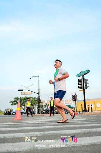 Race photo from BAF LIONS RUN 2024