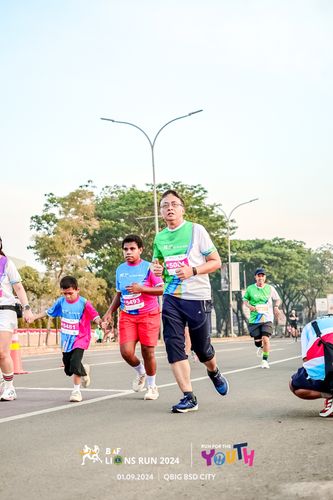 Race photo from BAF LIONS RUN 2024