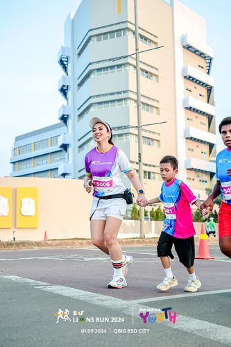 Race photo from BAF LIONS RUN 2024