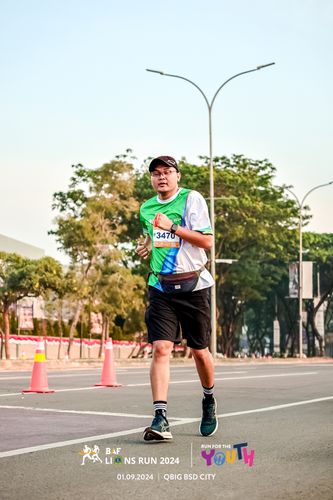 Race photo from BAF LIONS RUN 2024