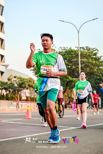Race photo from BAF LIONS RUN 2024