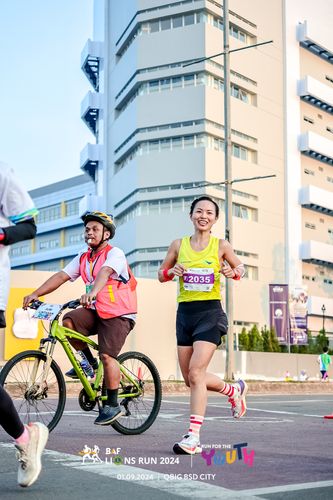 Race photo from BAF LIONS RUN 2024