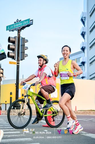Race photo from BAF LIONS RUN 2024