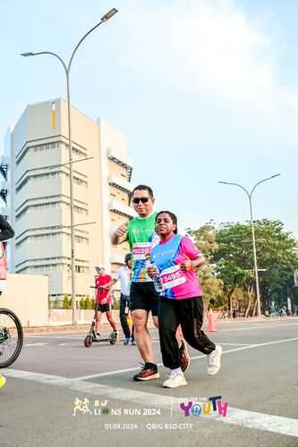 Race photo from BAF LIONS RUN 2024