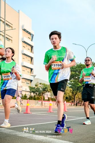 Race photo from BAF LIONS RUN 2024