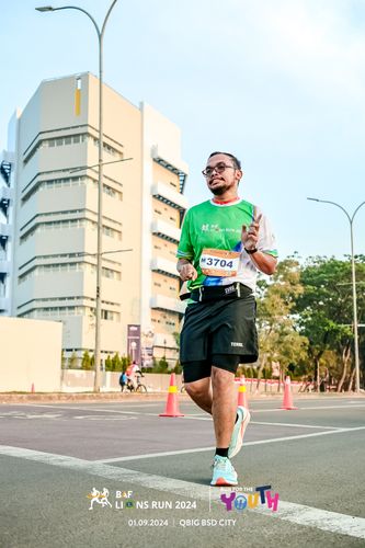 Race photo from BAF LIONS RUN 2024