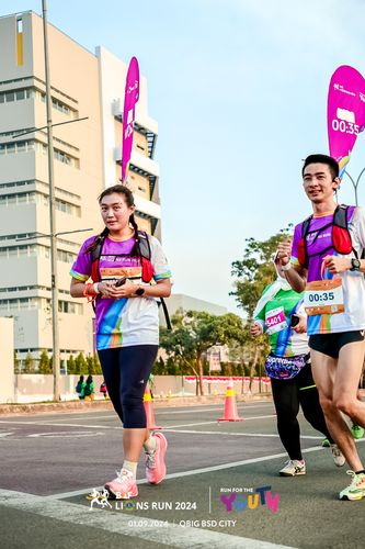 Race photo from BAF LIONS RUN 2024