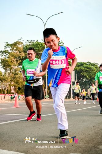 Race photo from BAF LIONS RUN 2024