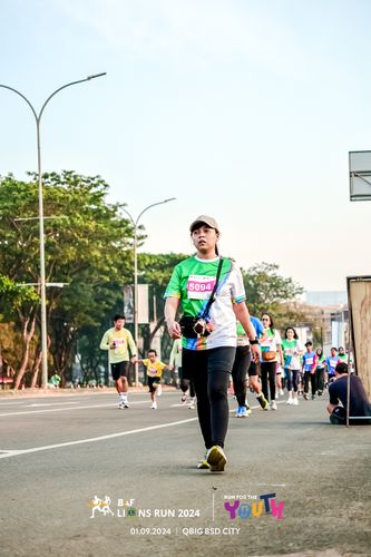 Race photo from BAF LIONS RUN 2024