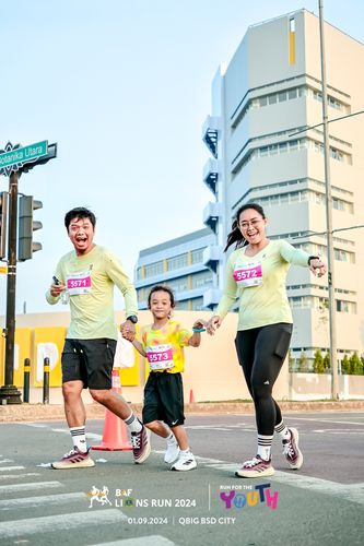 Race photo from BAF LIONS RUN 2024