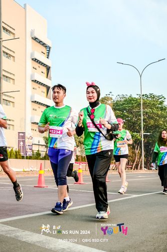 Race photo from BAF LIONS RUN 2024