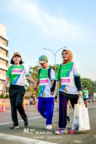 Race photo from BAF LIONS RUN 2024