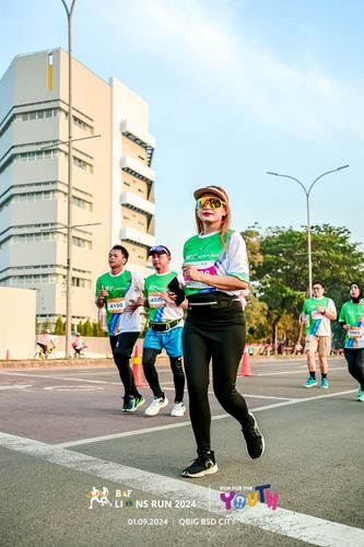 Race photo from BAF LIONS RUN 2024