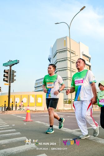 Race photo from BAF LIONS RUN 2024