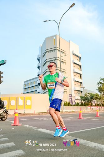 Race photo from BAF LIONS RUN 2024