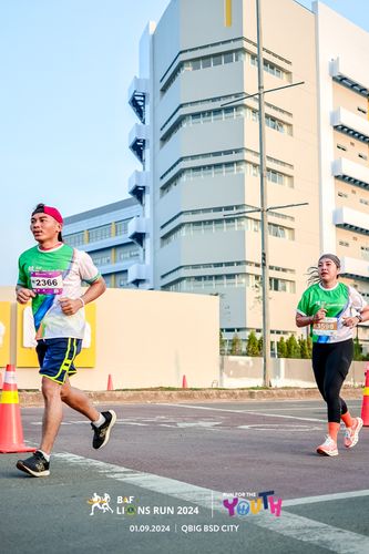 Race photo from BAF LIONS RUN 2024