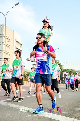 Race photo from BAF LIONS RUN 2024