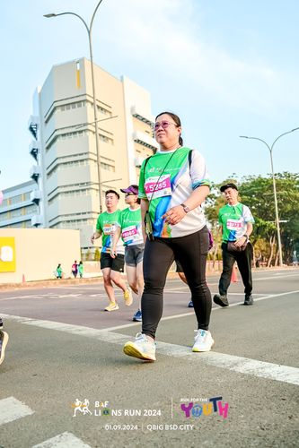 Race photo from BAF LIONS RUN 2024