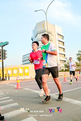 Race photo from BAF LIONS RUN 2024