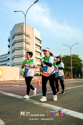 Race photo from BAF LIONS RUN 2024