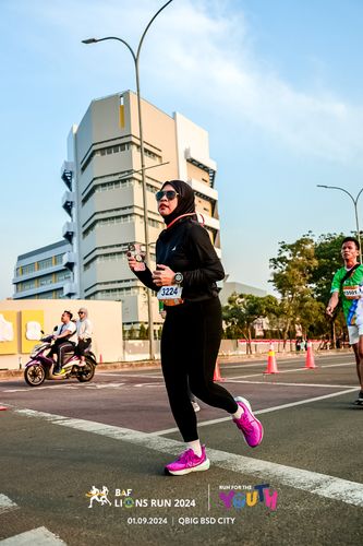 Race photo from BAF LIONS RUN 2024