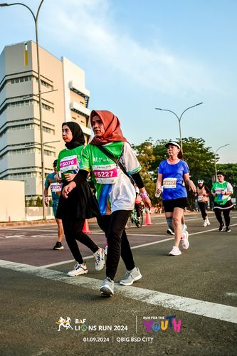 Race photo from BAF LIONS RUN 2024