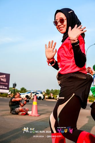 Race photo from BAF LIONS RUN 2024