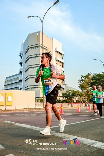 Race photo from BAF LIONS RUN 2024